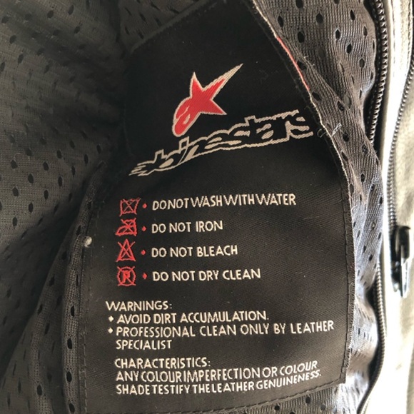 Alpinestars Motorcycle Riding Racing Leather Jacket - Picture 3 of 13